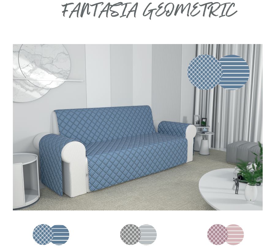 VESTIDIVANO DOUBLE FACE GEOMETRIC