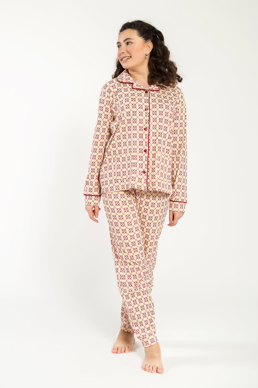 Pigiama Bimba Interlock Aperto Lola