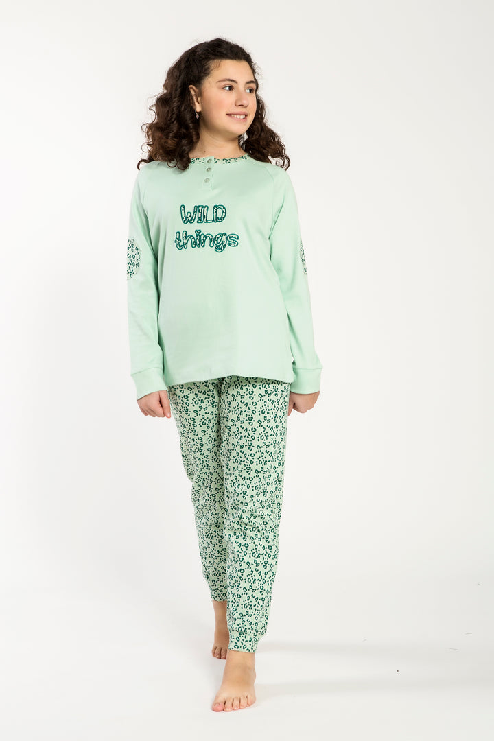 Pigiama Bimba Interlock  Raglan Soledad