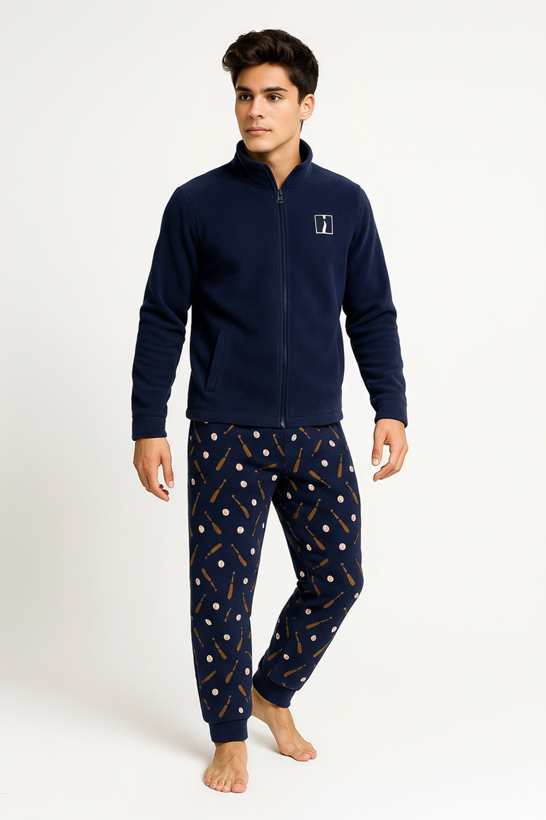 Pigiama Bimbo Coral Aperto C/Zip  Felix