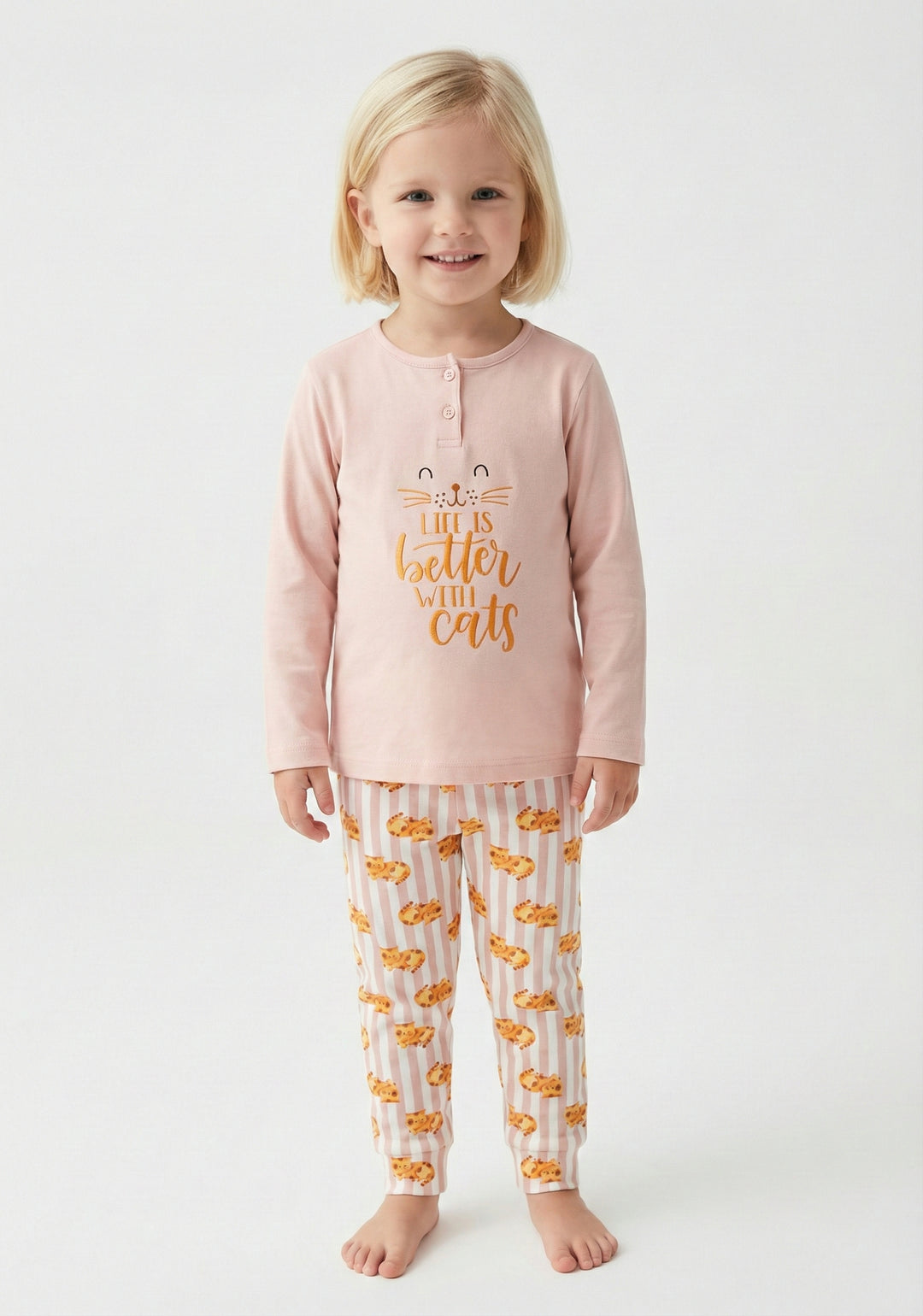 Pigiama bambina in caldo cotone ALEXANDRA