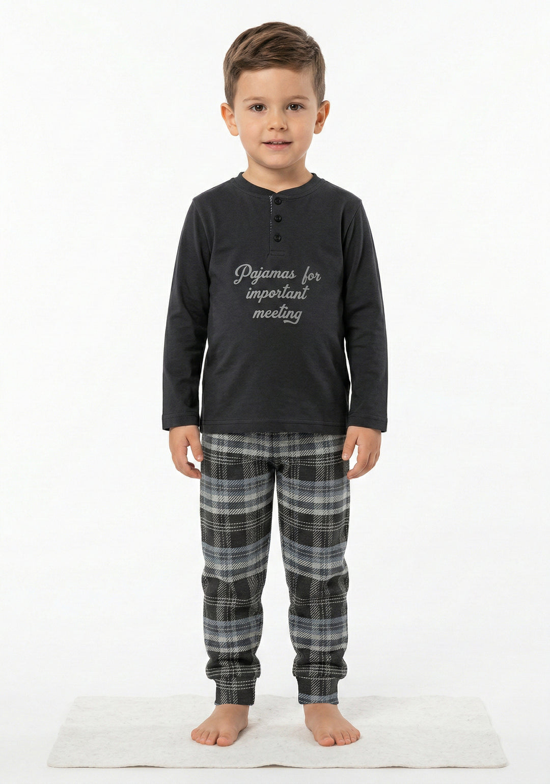 Pigiama bambino in caldo cotone BERNARD