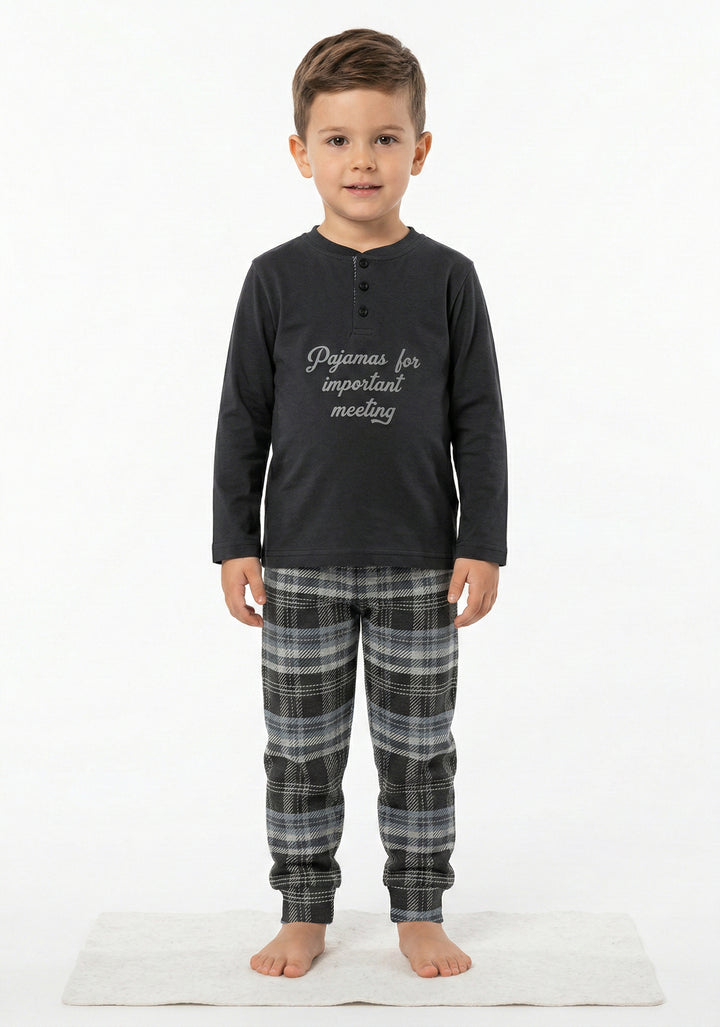 Pigiama bambino in caldo cotone BERNARD