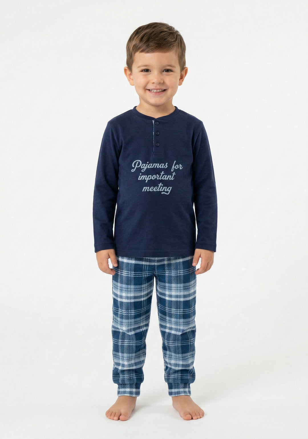 Pigiama bambino in caldo cotone BERNARD