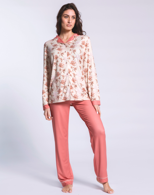 Pigiama Donna Aperto Ayla Milk Silk