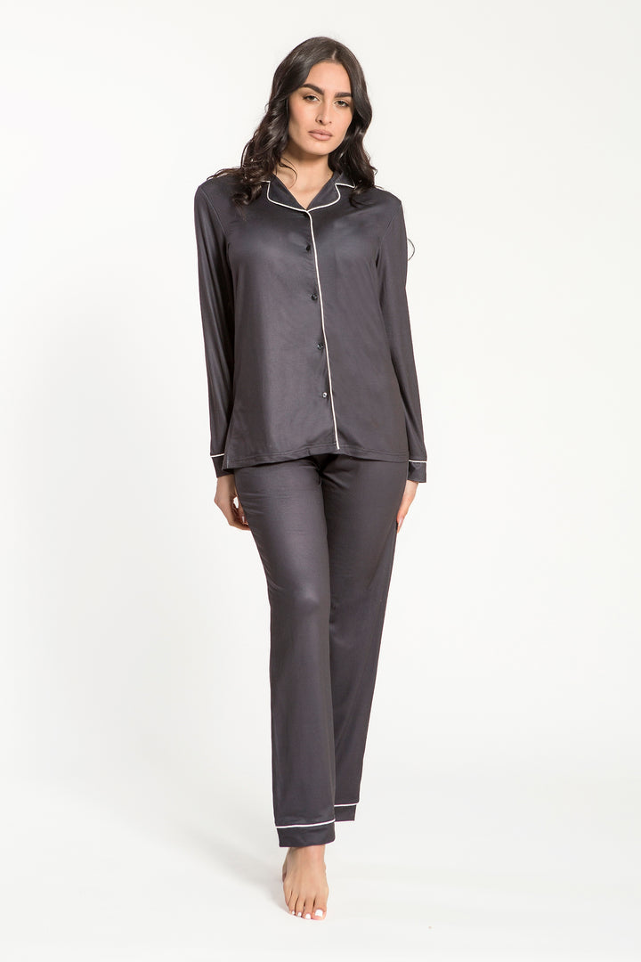 Pigiama donna aperto CHERIE MILK SILK