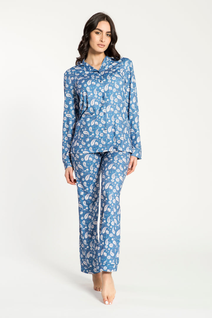 Pigiama Donna Milk Silk Aperto Bombay