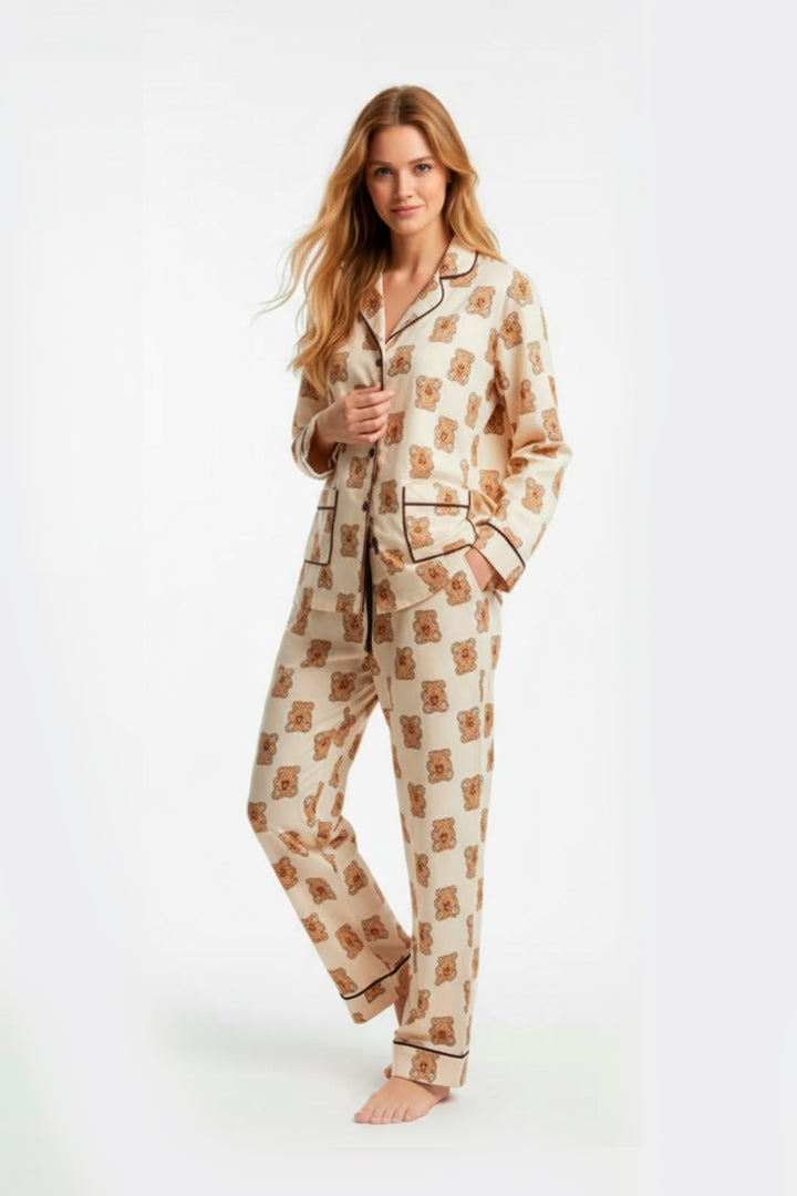 Pigiama Donna Interlock Aperto Paloma