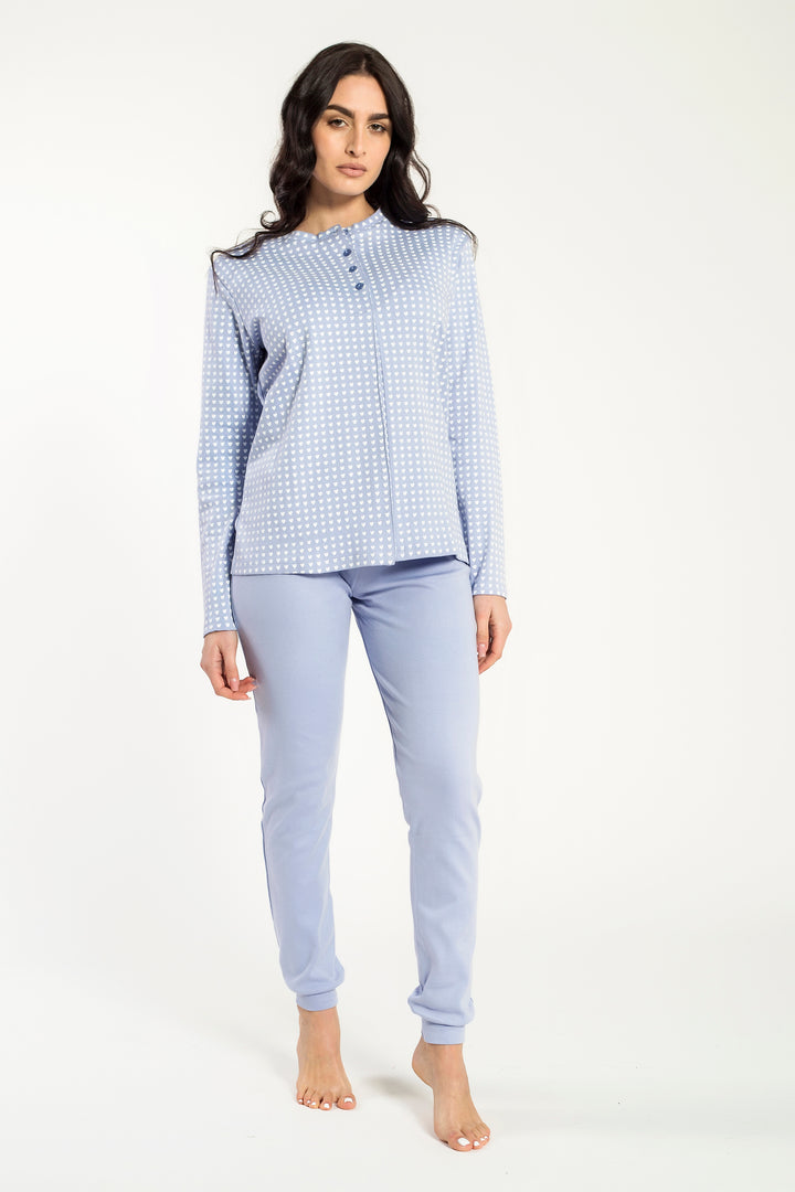 Pigiama Donna Interlock Aperto Helena