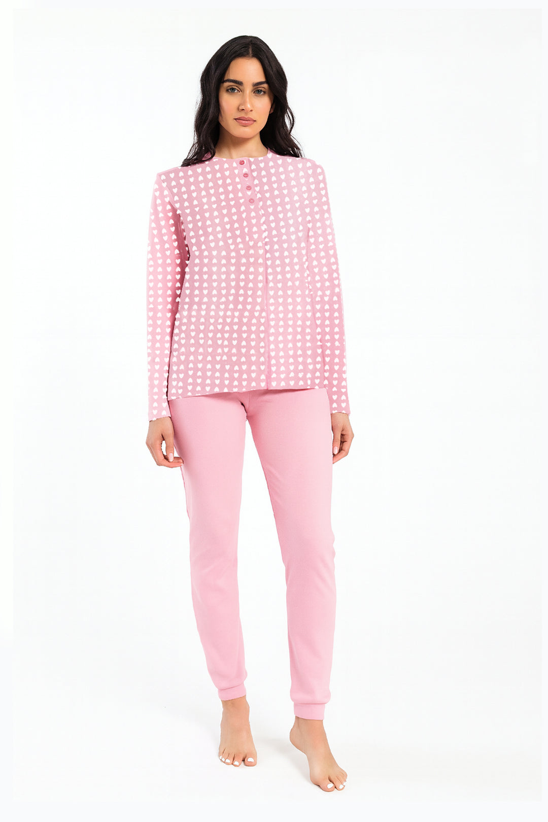 Pigiama Donna Interlock Aperto Helena