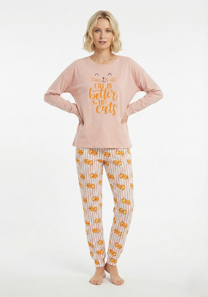 Pigiama donna caldo cotone ALEXANDRA
