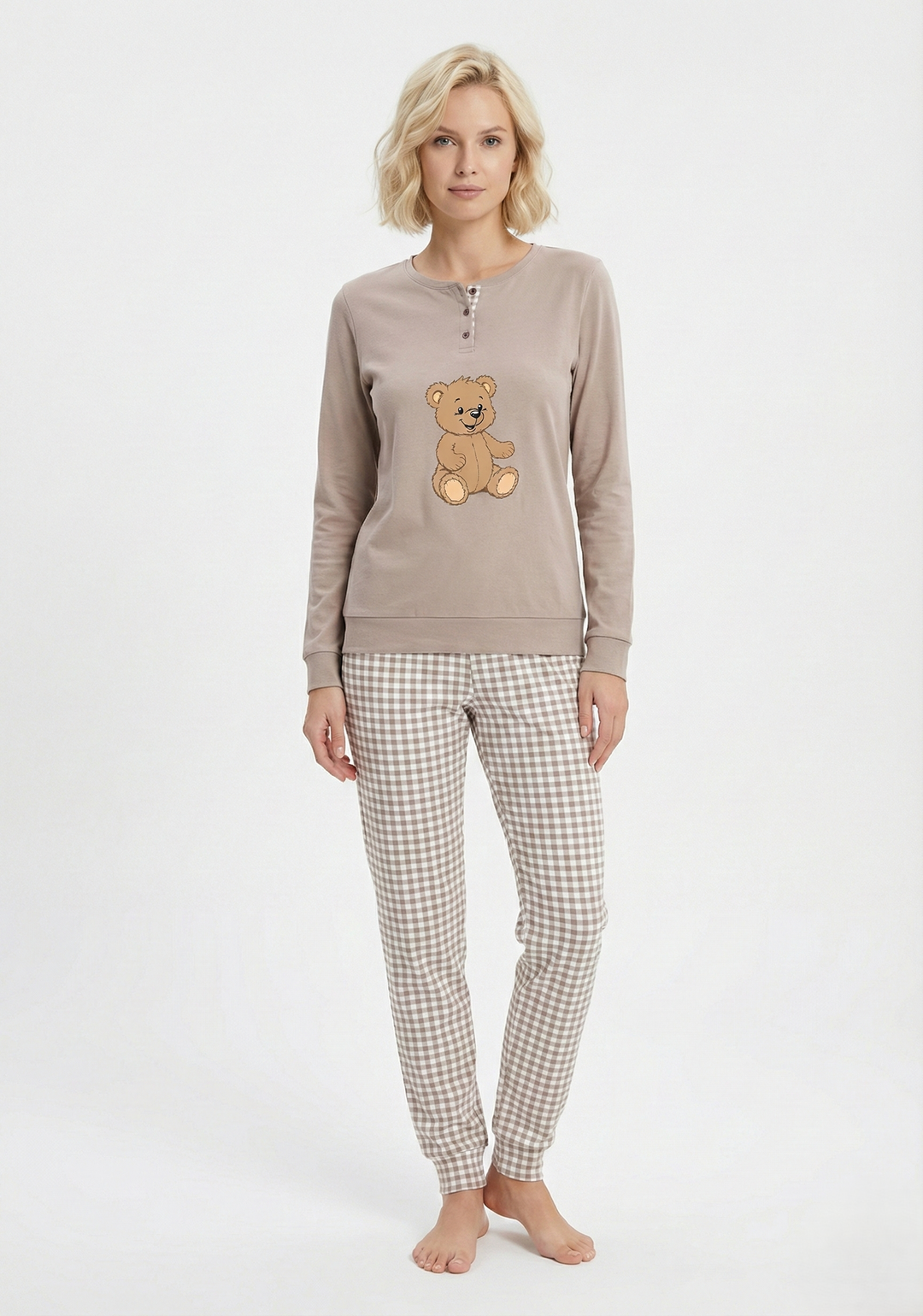 Pigiama donna in caldo cotone KAROL