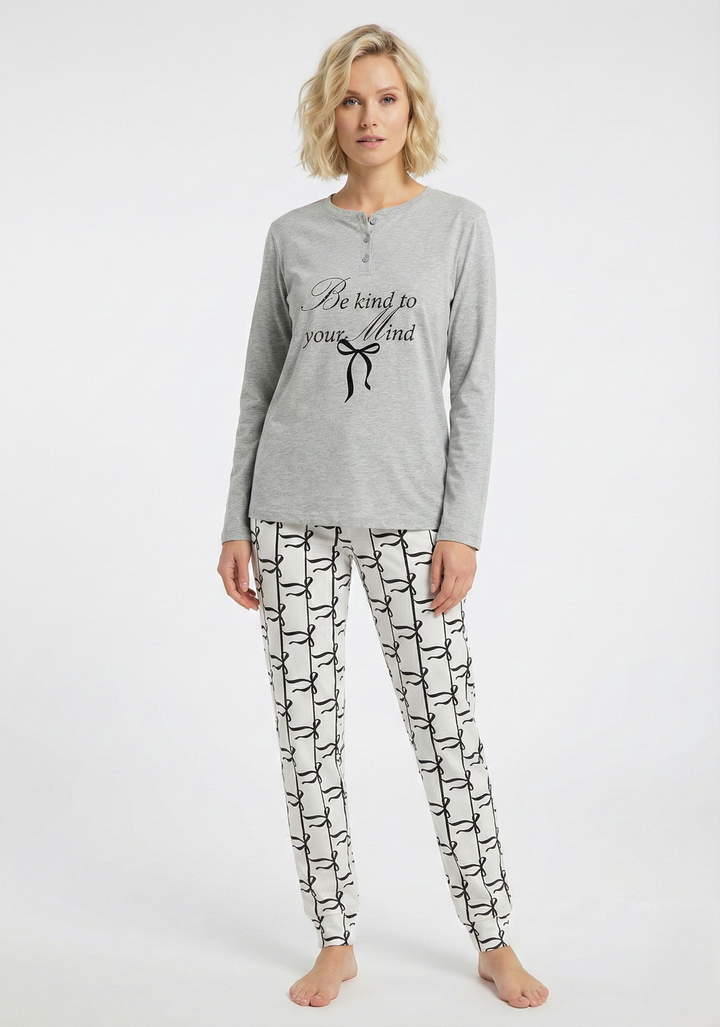 Pigiama donna in caldo cotone JOANNA