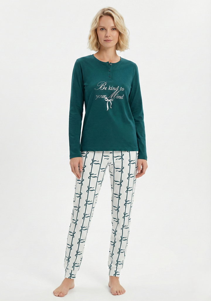 Pigiama donna in caldo cotone JOANNA