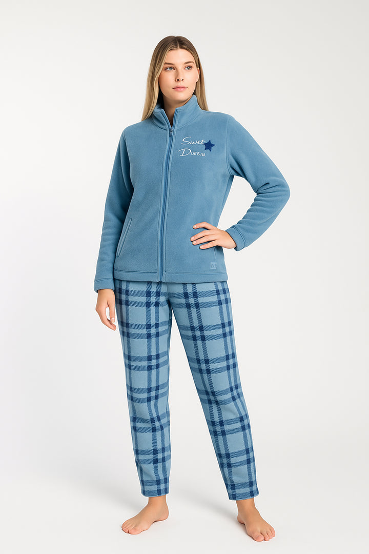 Pigiama   Calibrato Flannel  Aperto C/Zip Ines