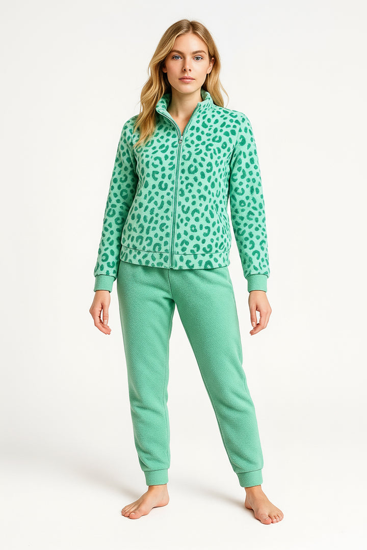 Pigiama   Calibrato Flannel  Aperto C/Zip Soledad