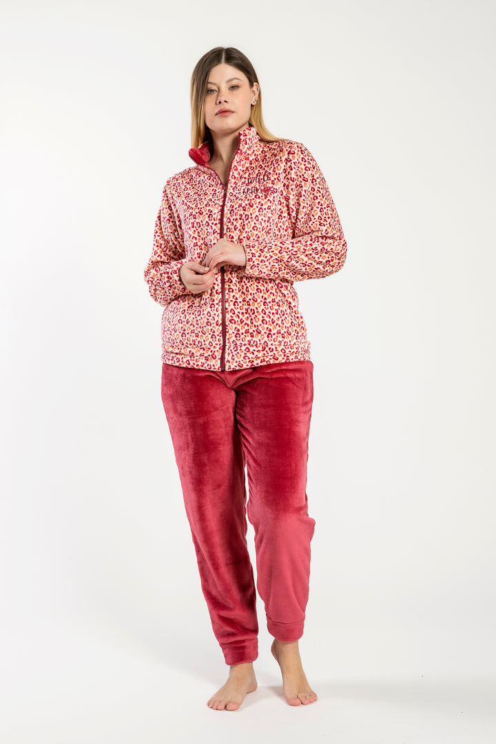 Pigiama   Calibrato Flannel  Aperto C/Zip Soledad