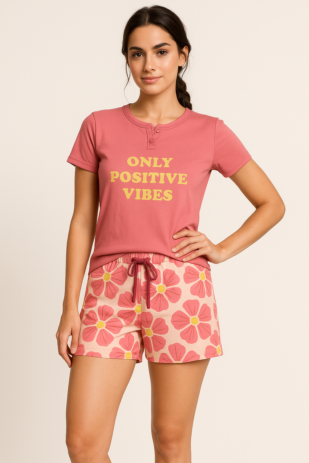 PIGIAMA DONNA TRE PEZZI HANA