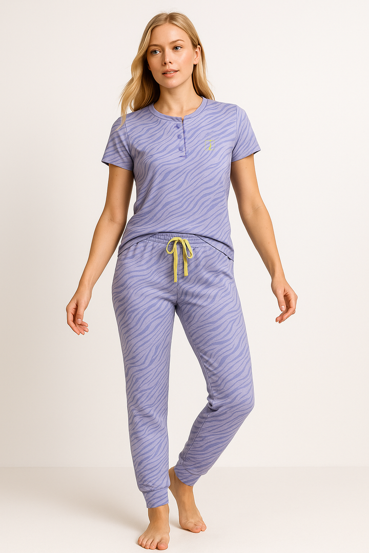 PIGIAMA DONNA TRE PEZZI CALIBRATO EMAN