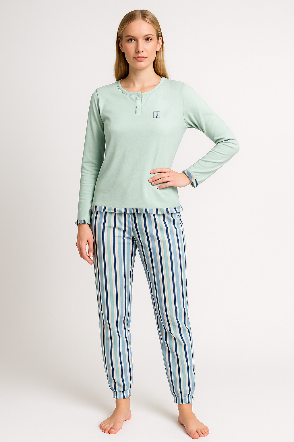 PIGIAMA DONNA MANICA LUNGA SHAN