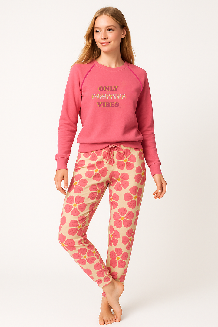 PIGIAMA DONNA MANICA LUNGA HANA