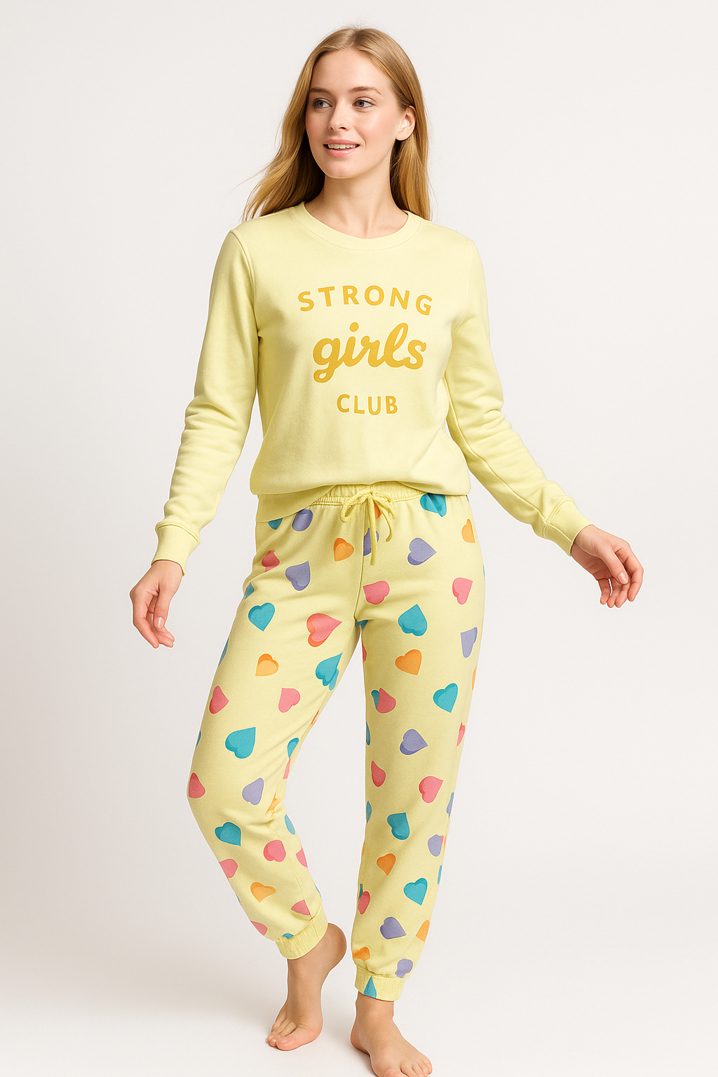 PIGIAMA DONNA MANICA LUNGA LEENA