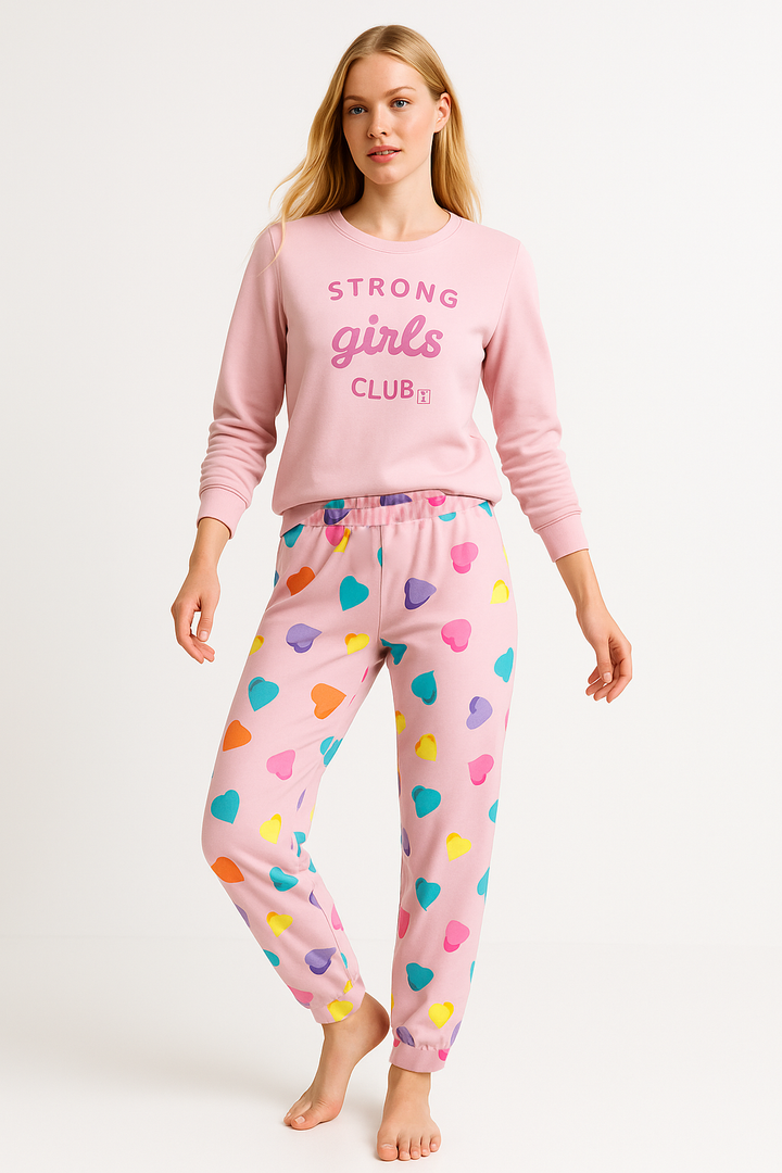 PIGIAMA DONNA MANICA LUNGA LEENA