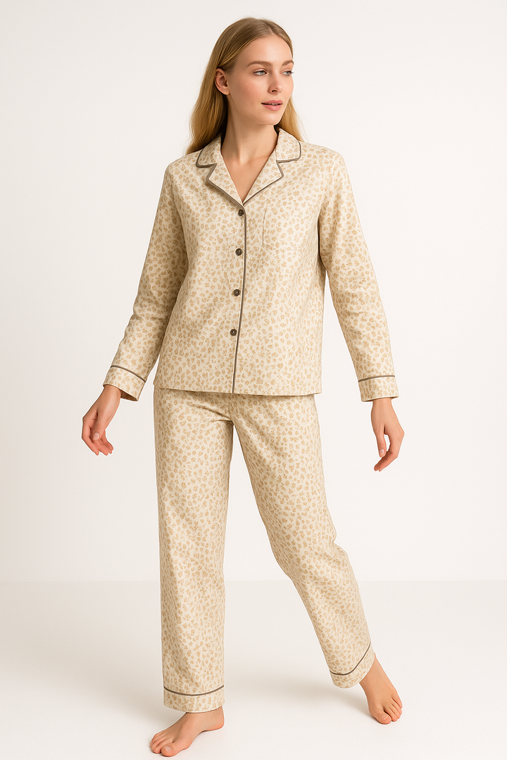 PIGIAMA DONNA  MANICA LUNGA APERTO SHAKIRA