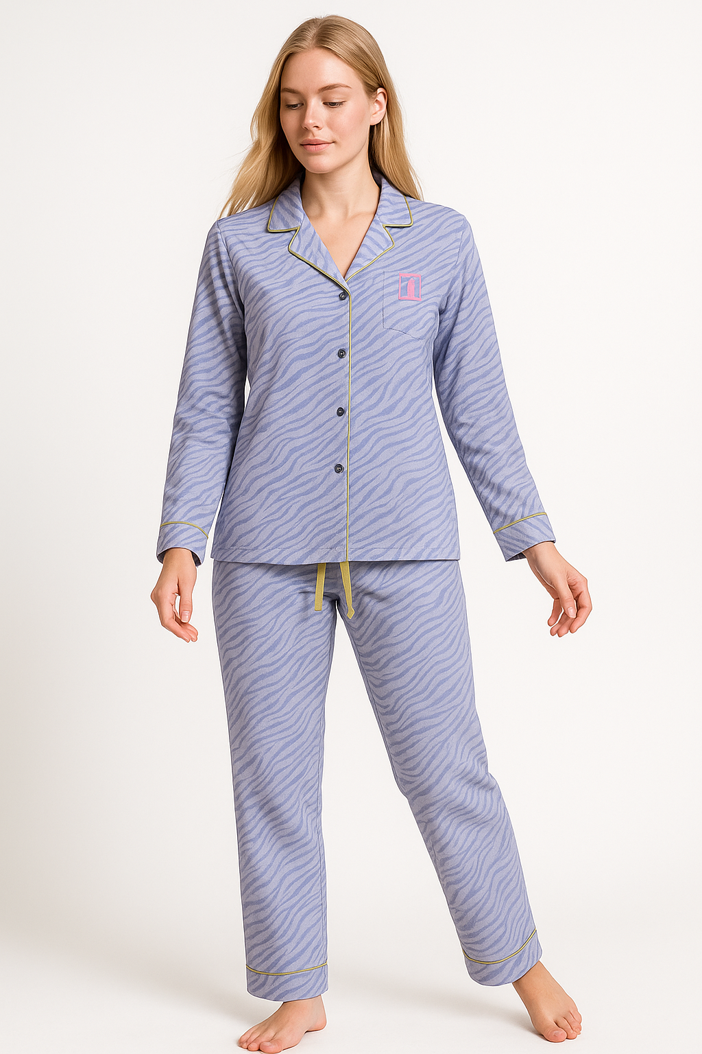 PIGIAMA DONNA MANICA LUNGA EMAN