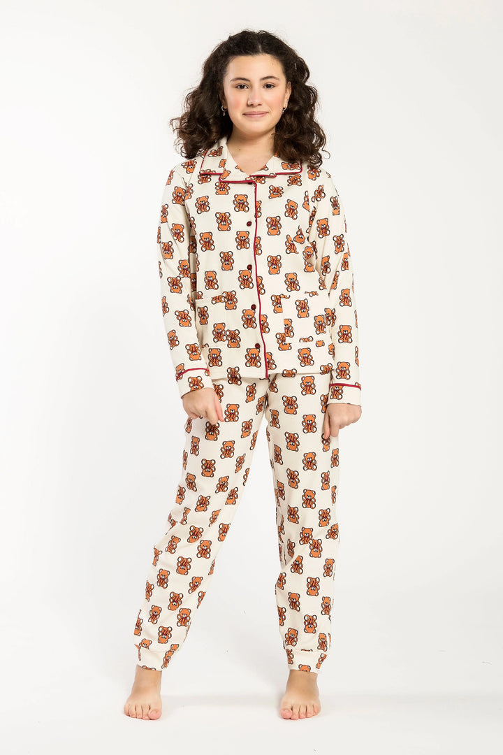 Pigiama Ragazza Interlock Aperto  Paloma