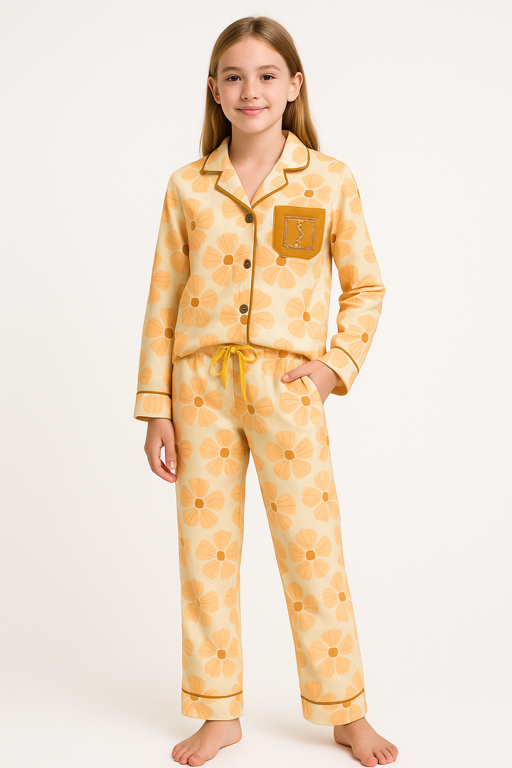 PIGIAMA BIMBA MANICA LUNGA APERTO HANA