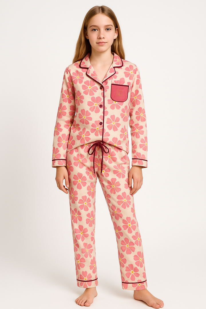 PIGIAMA BIMBA MANICA LUNGA APERTO HANA