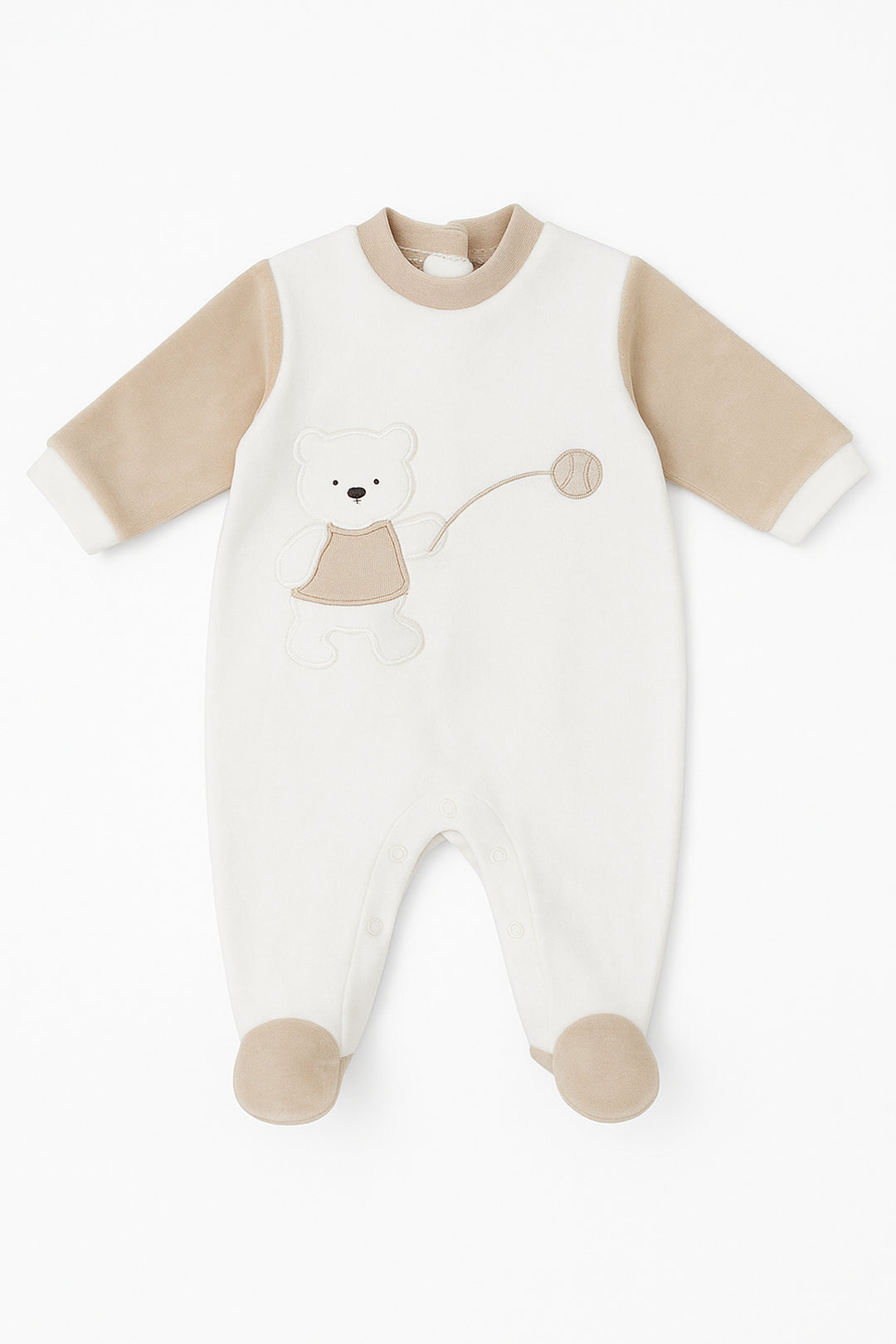 Tutina baby velour orsetto