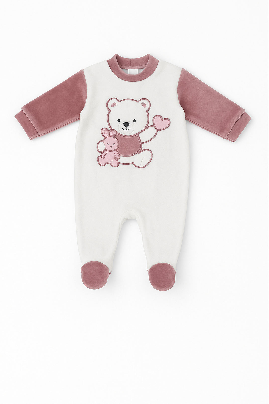 Tutina velour baby puppy