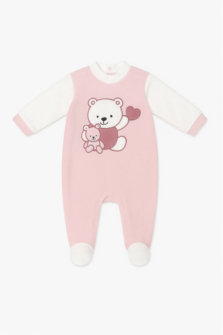 Tutina velour baby puppy