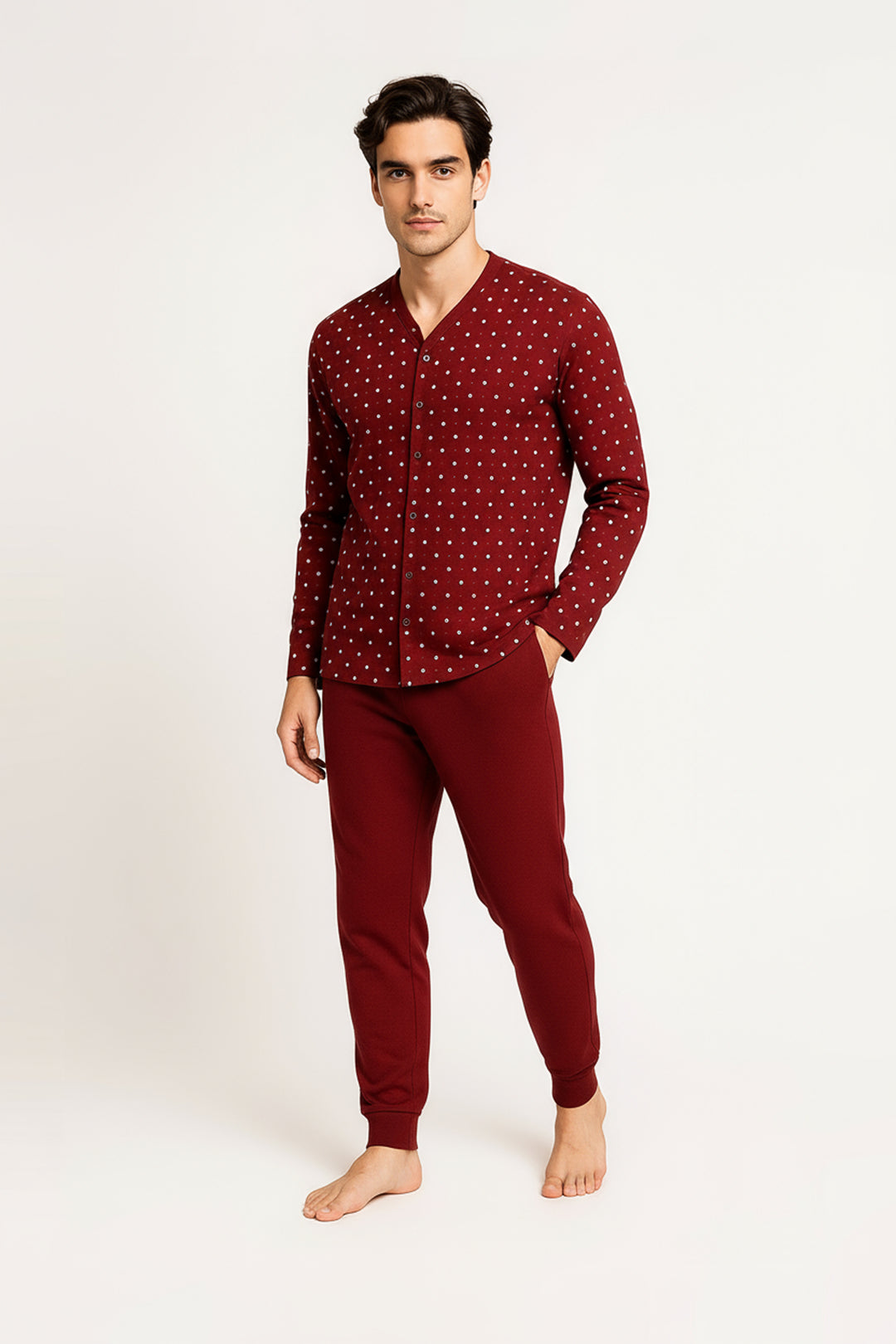 Pigiama Uomo Interlock Aperto Ivan