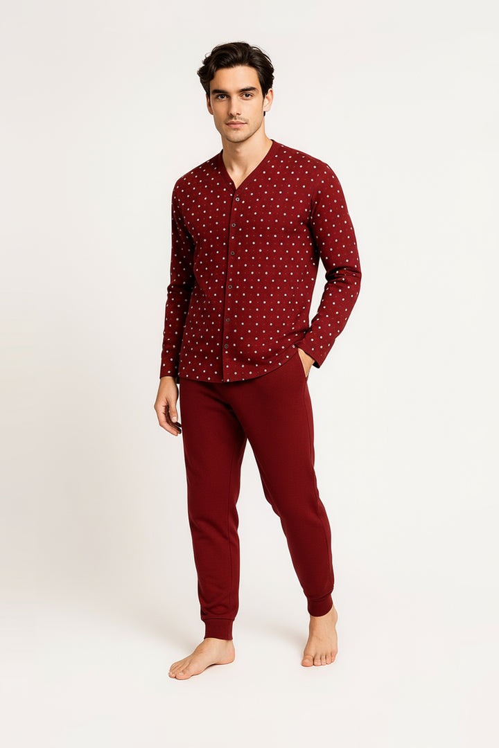 Pigiama Uomo Interlock Aperto Ivan