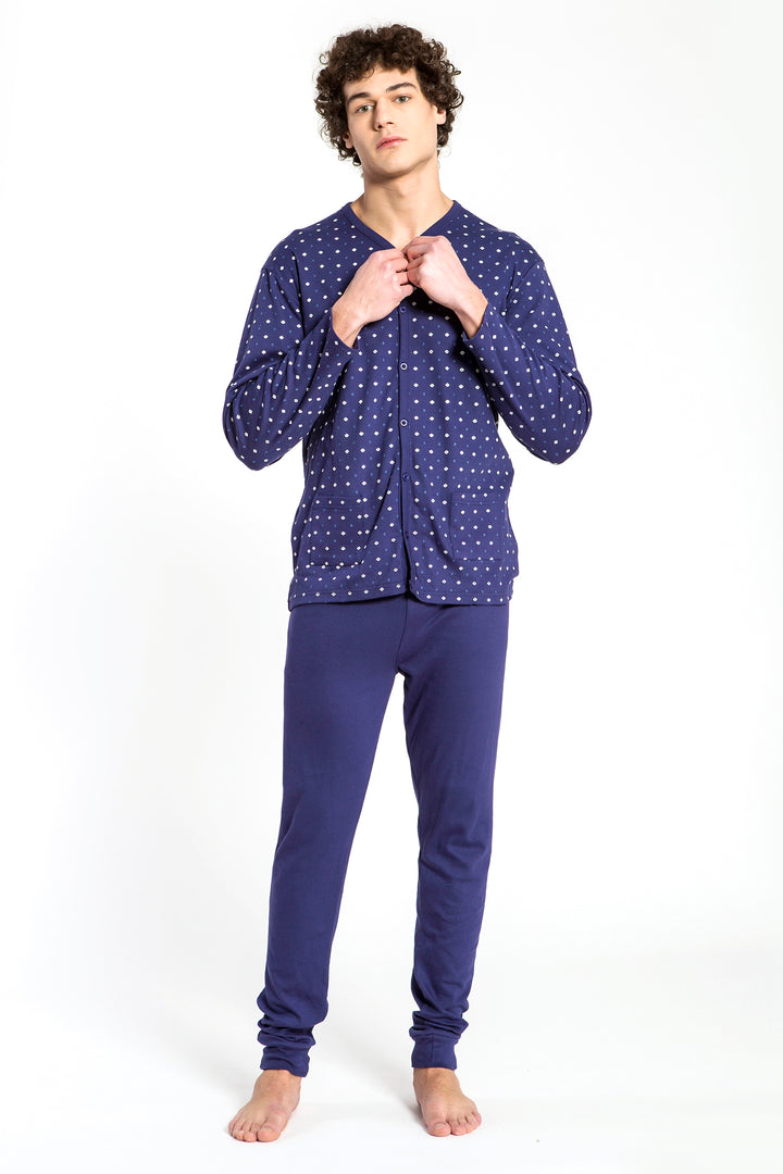Pigiama Uomo Interlock Aperto Ivan
