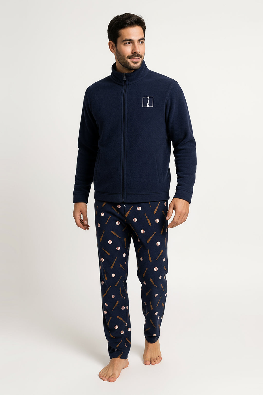 Pigiama Uomo Coral Aperto C/Zip Felix