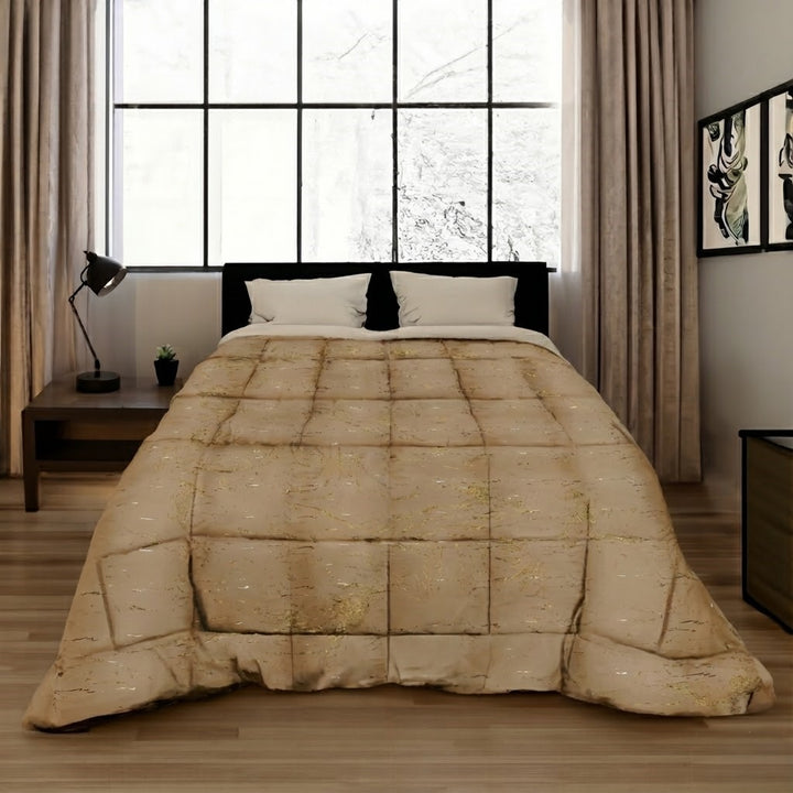 Trapunta Velvet Foil effetto Marmorizzato CARRARA 260X260