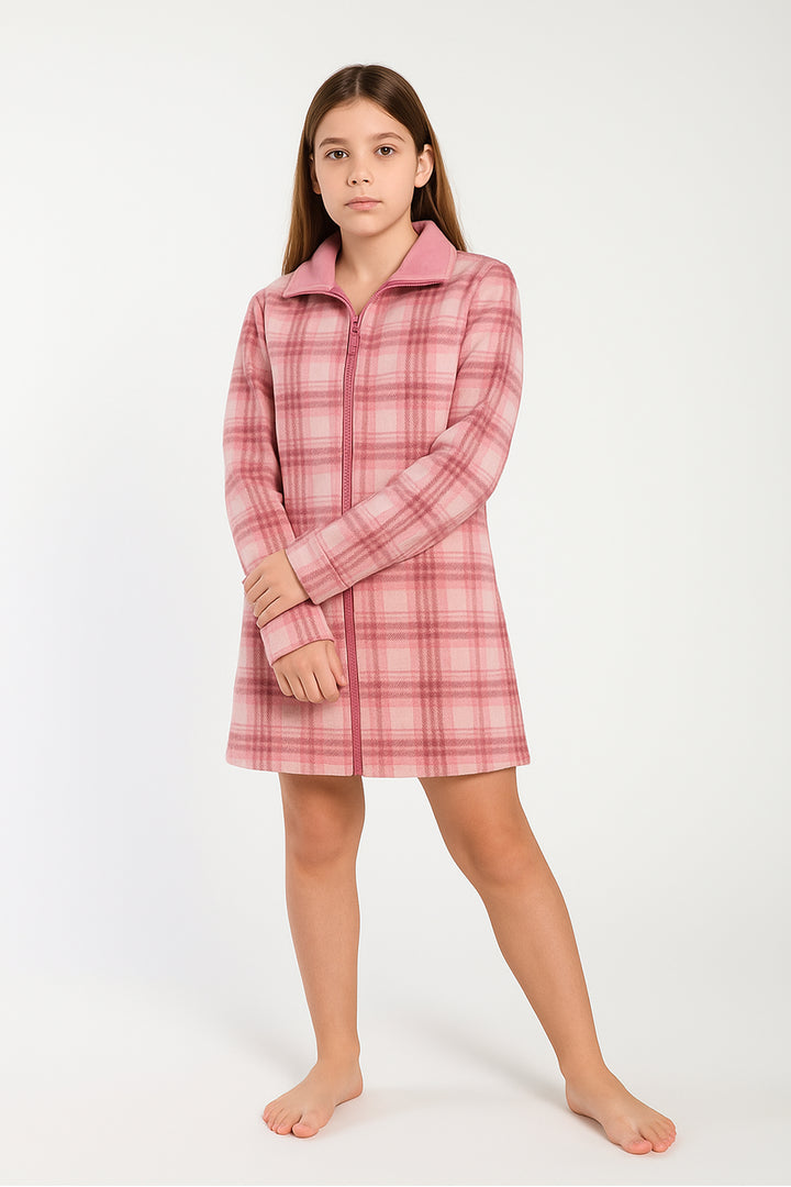 Vestaglia  Bimba Micropile C/Zip Estela