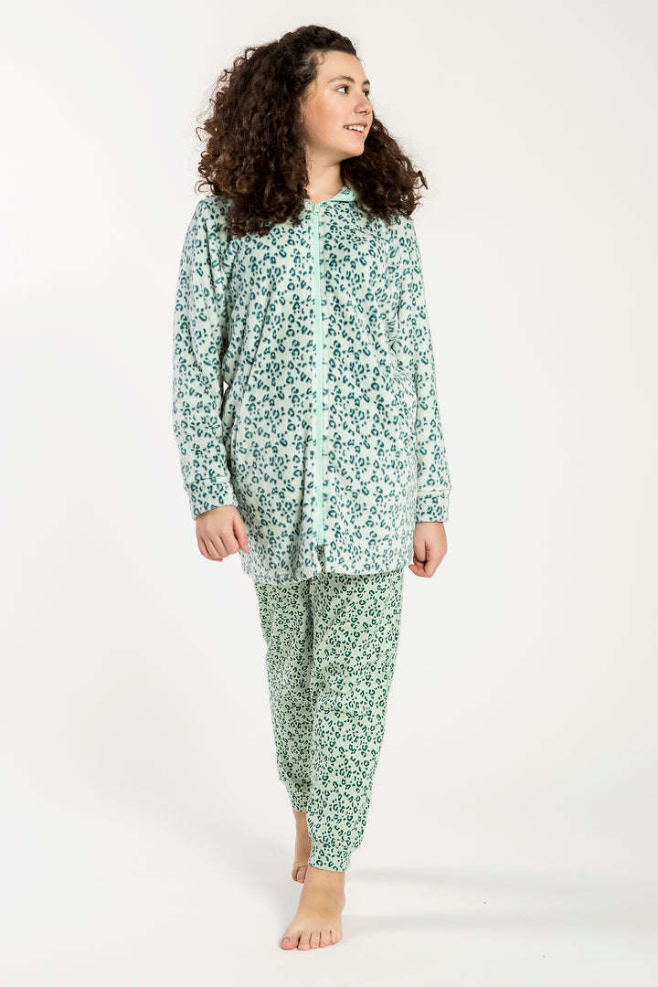 Vestaglia  Bimba Flannel C/Zip Soledad