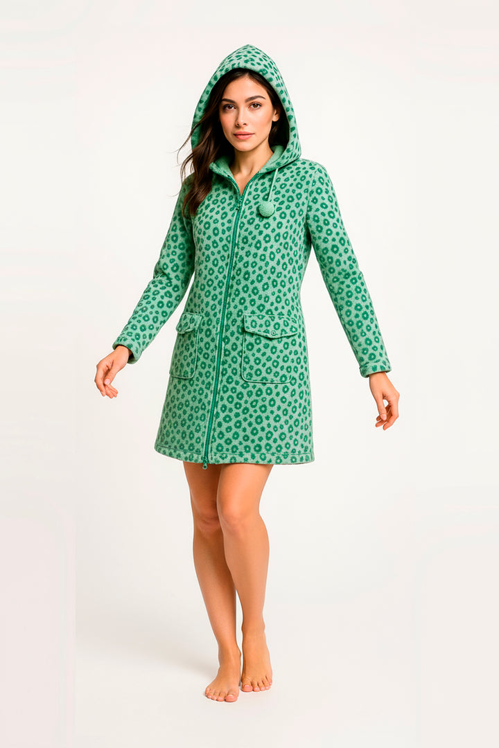 Vestaglia  Calibrata Flannel C/Zip  Soledad