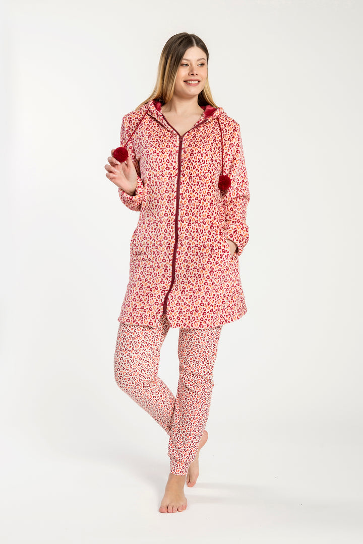 Vestaglia  Calibrata Flannel C/Zip  Soledad