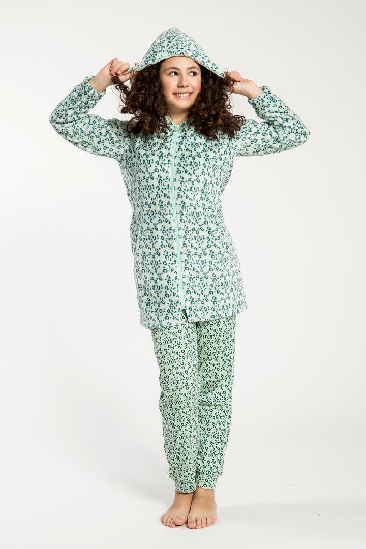Vestaglia  Ragazza Flannel C/Zip Soledad