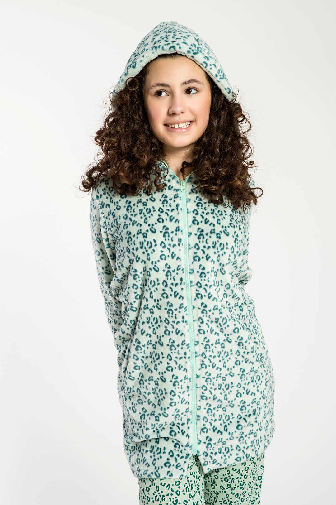 Vestaglia  Ragazza Flannel C/Zip Soledad