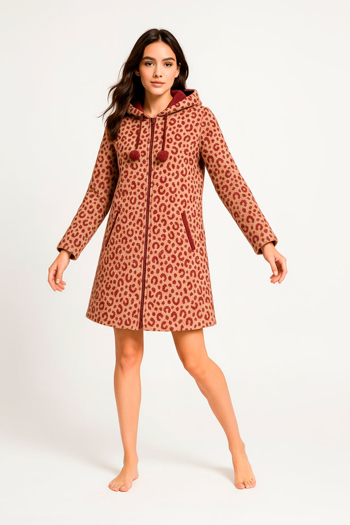 Vestaglia  Ragazza Flannel C/Zip Soledad