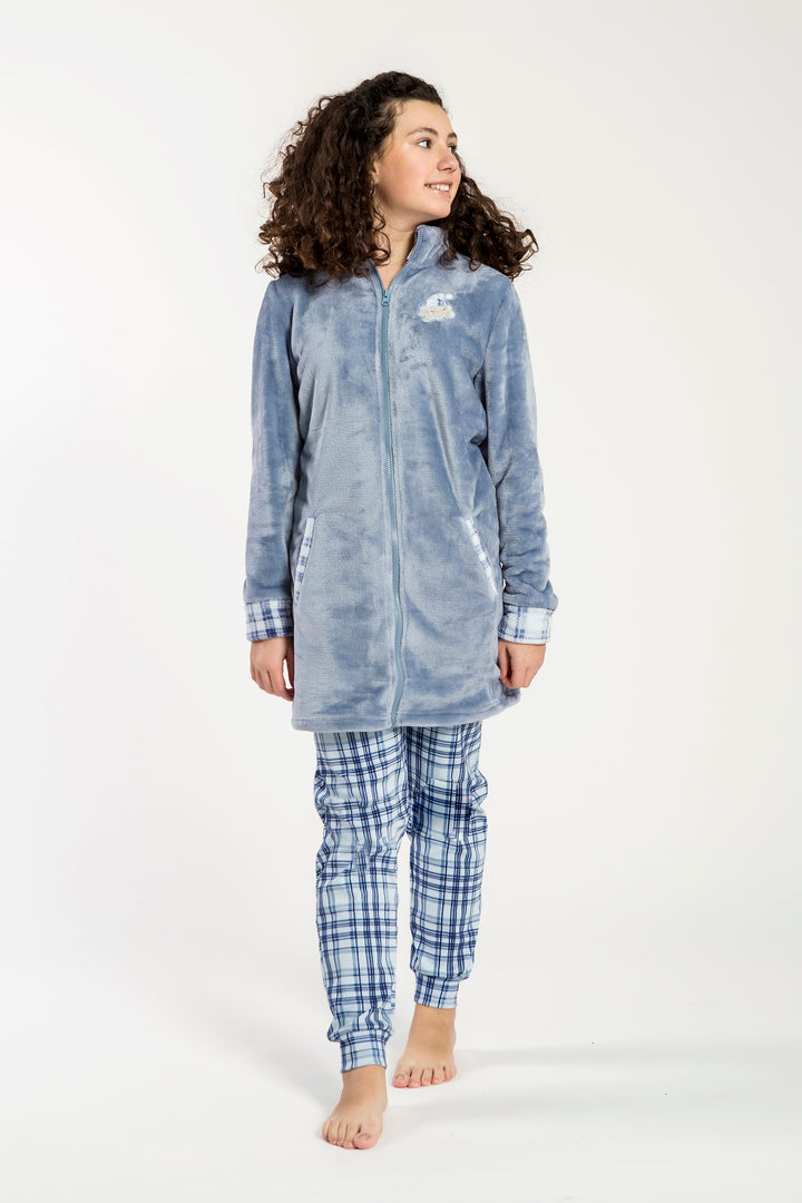 Vestaglia  Ragazza Flannel C/Zip Ines